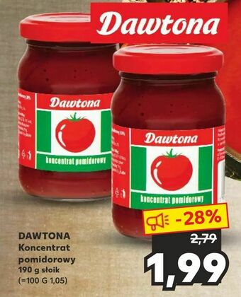 Kaufland DAWTONA Koncentrat pomidorowy oferta