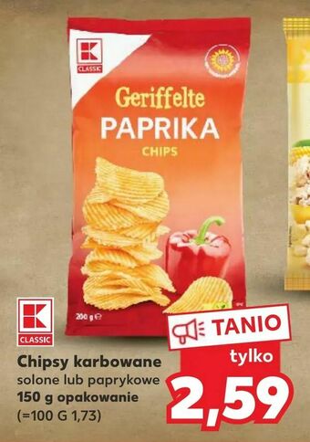 Kaufland Chipsy karbowane oferta