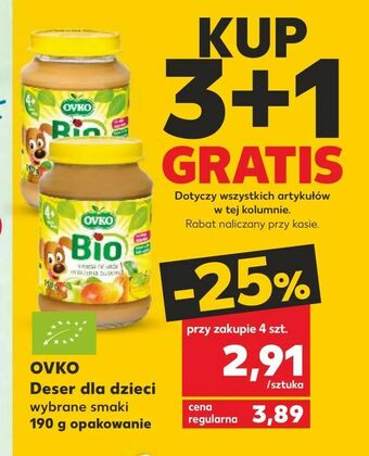 Kaufland OVKO Deser dla dzieci oferta