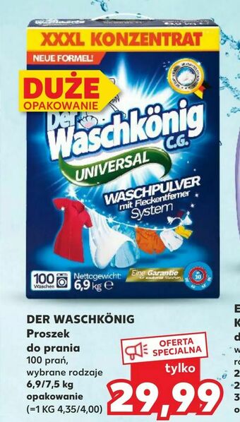 Kaufland DER WASCHKÖNIG Proszek do prania oferta