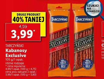 Lidl Kabanosy Exclusive oferta