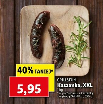Lidl Kaszanka, XXL oferta