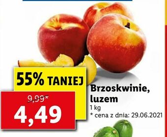 Lidl Brzoskwinie, luzem oferta