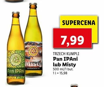 Lidl Pan IPAni lub Misty oferta