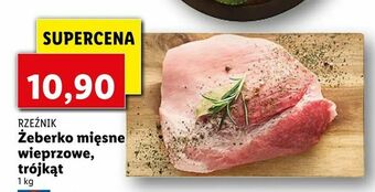 Lidl Żeberko mięsne wieprzowe, trójkąt oferta