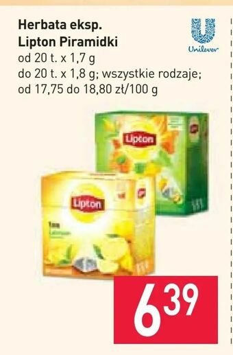 Stokrotka Herbata eksp. Lipton Piramidki oferta