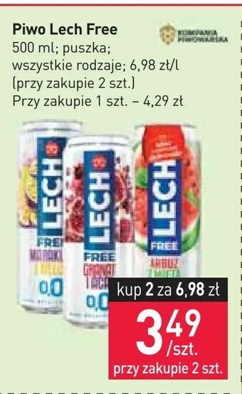 Stokrotka Piwo Lech Free oferta