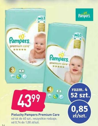 Stokrotka Pieluchy Pampers Premium Care oferta