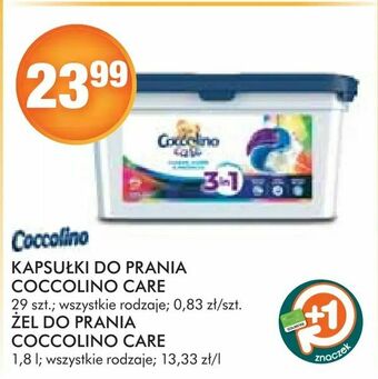 Stokrotka Kapsułki do prania coccolino care, żel do prania coccolino care oferta