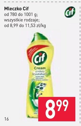 Stokrotka Mleczko Cif oferta