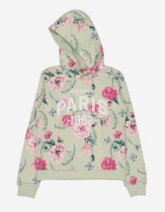 Takko Fashion Dziewczynki bluza z kapturem - nadrukowany przekaz oferta