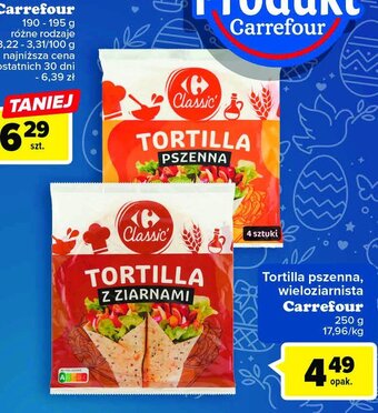 Carrefour Tortilla z ziarnami oferta