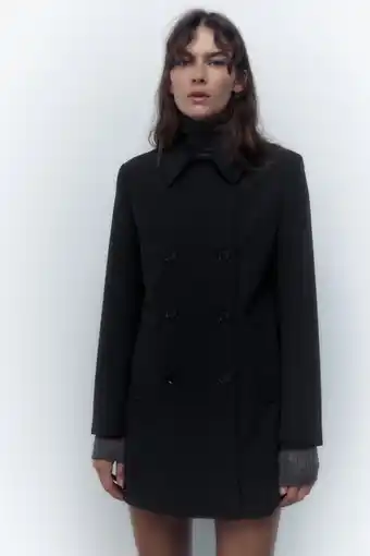 ZARA Short double-breasted coat oferta