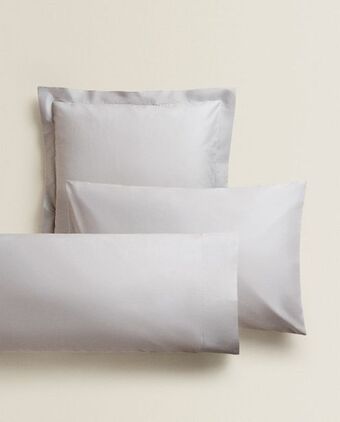 ZARA HOME (180 nitek) poszewka na poduszkę z perkalowej bawełny oferta