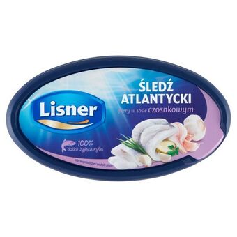 Torimpex Lisner śledź atlantycki filety w sosie czosnkowym 280 g oferta