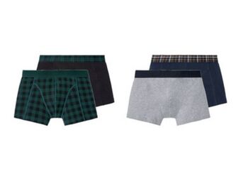 Lidl Livergy bokserki męskie z bawełny, 2 pary oferta