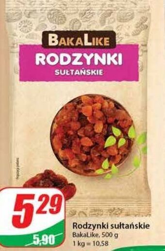 Dino Rodzynki sułtańskie bakalike oferta