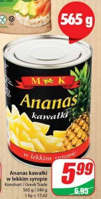 Dino Ananas kawałki m&k oferta