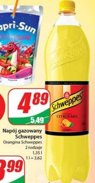 Dino Napój citrus mix schweppes oferta