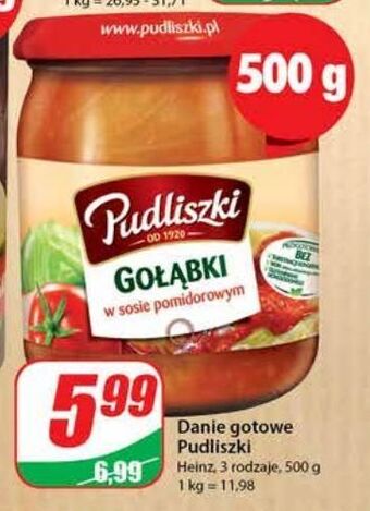 Gołąbki w sosie pomidorowym pudliszki