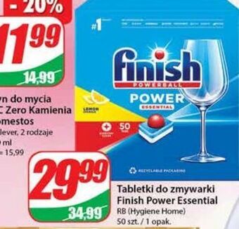 Tabletki do zmywarek lemon finish power essential
