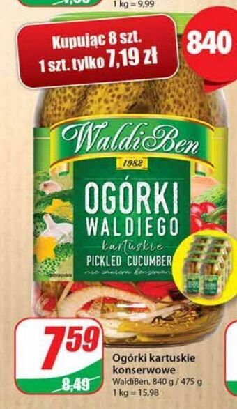 Dino Ogórki kartuskie waldiben oferta