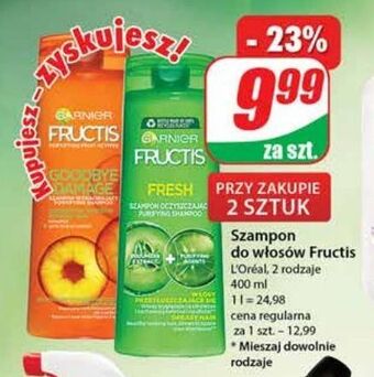 Dino Szampon wzmacniający do włosów normalnych, szybko przetłuszczających się garnier fructis fresh oferta