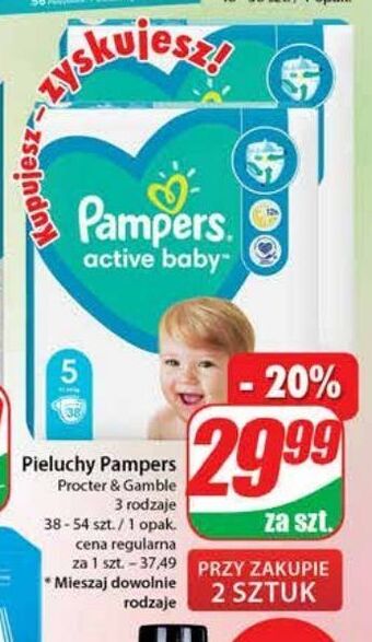 Dino Pieluszki dla dzieci 5 pampers active baby oferta