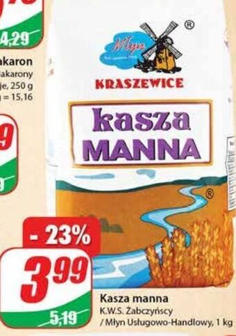 Dino Kasza manna młyn kraszewice oferta