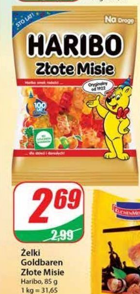 Dino Żelki haribo złote misie oferta