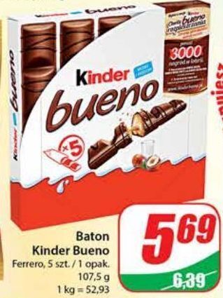 Dino Baton kinder bueno oferta