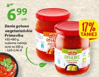 Auchan Gołąbki wegetariańskie z ryżem naturalnym primavika oferta