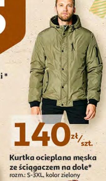 Auchan Kurtka męska ciepła s-3xl inextenso by auchan oferta