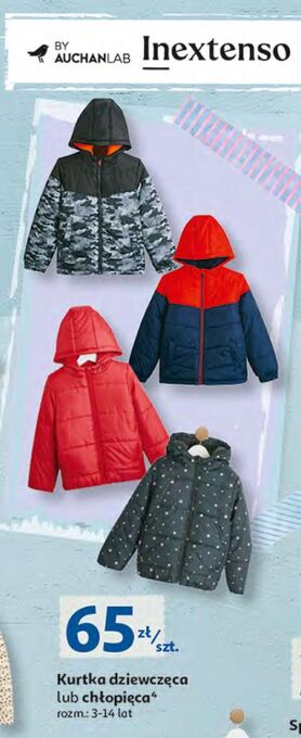 Auchan Kurtka chłopięca 3-14 lat inextenso by auchan oferta