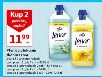 Auchan Płyn do płukania fresh meadow lenor classic oferta