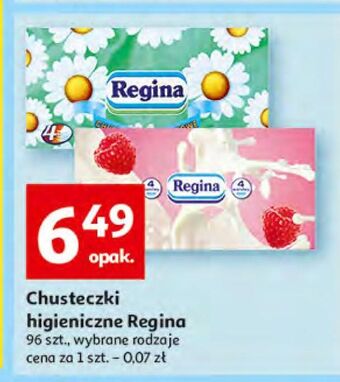Auchan Chusteczki higieniczne regina oferta
