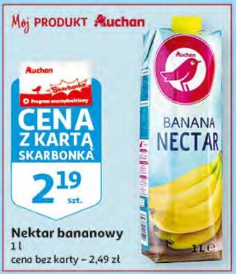 Auchan Nektar bananowy auchan oferta