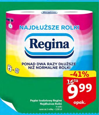 Auchan Papier toaletowy regina najdłuższe rolki oferta