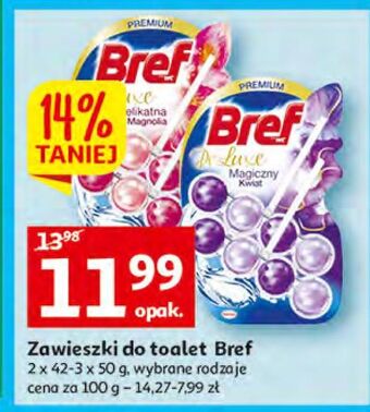 Auchan Zawieszka do wc magiczny kwiat bref deluxe oferta