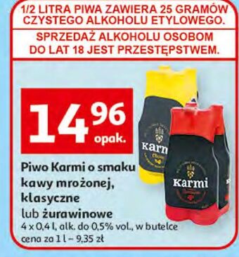 Auchan Piwo karmi classic oferta