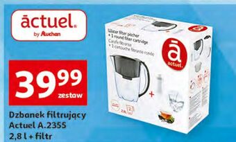 Auchan Dzbanek filtrujący 2.8l + wkład owalny actuel oferta