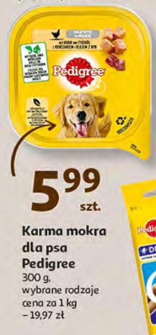 Auchan Karma dla psa kurczak - marchewka pedigree oferta