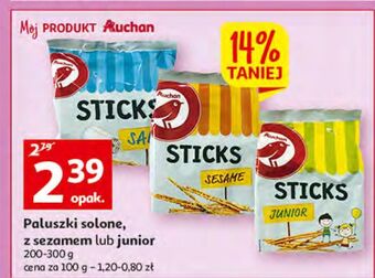 Auchan Paluszki z sezamem auchan oferta