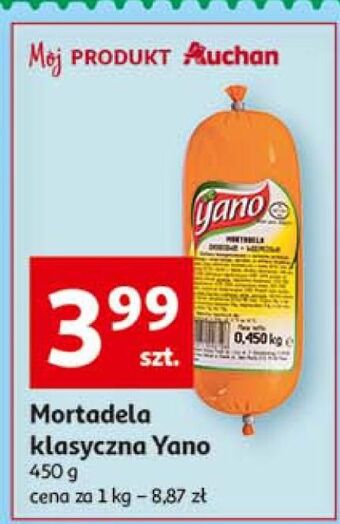 Auchan Mortadela classic yano oferta