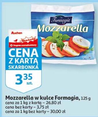 Auchan Mozzarella formagia oferta