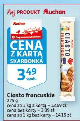 Auchan Ciasto francuskie auchan oferta
