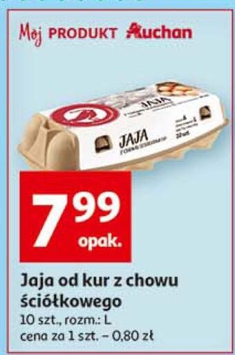 Auchan Jaja ściółkowe kl. l auchan oferta