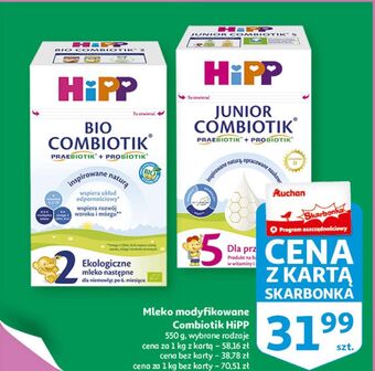 Auchan Mleko 2 hipp bio combiotik oferta