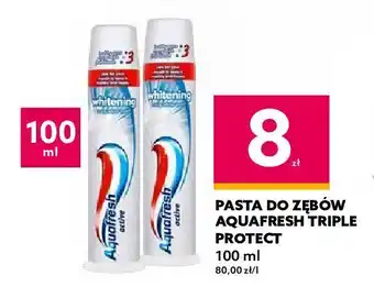 Dealz Pasta do zębów whitening aquafresh active oferta