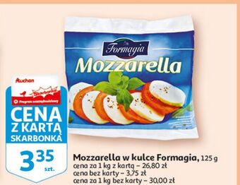 Auchan Mozzarella formagia oferta